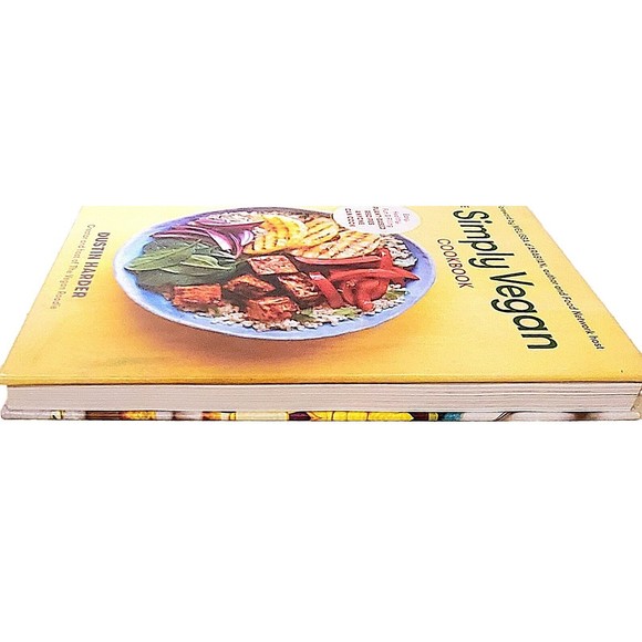 The Simply Vegan Cookbook Easy Fun Plant Based Recipes Hardcover Dustin Harder - Picture 6 of 6